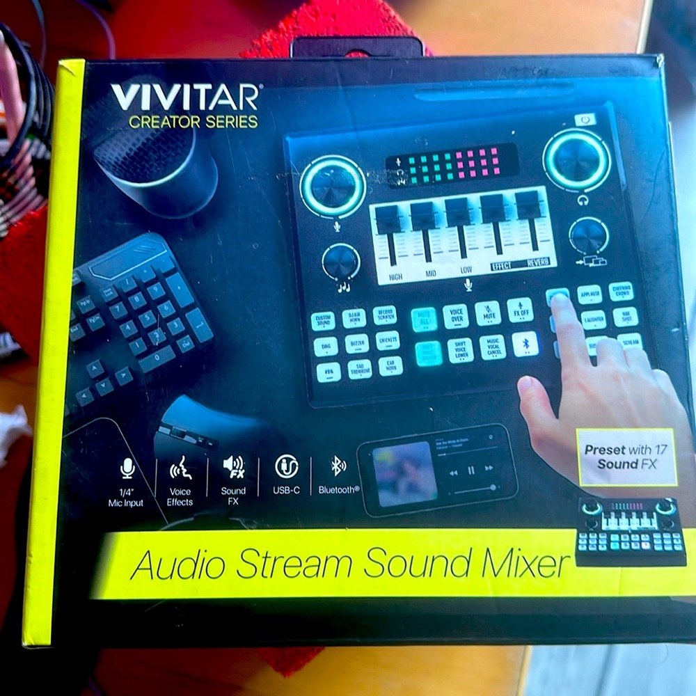 VIVITAR CREATOR SERIES AUDIO STREAM SOUND MIXER 🔈🎧💕💌 Free Shipping!